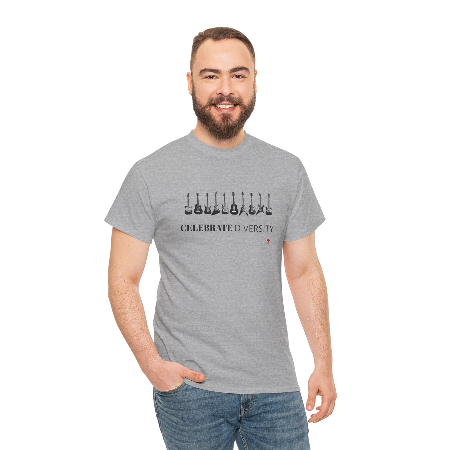 Celebrate Diversity Guitars T-Shirts