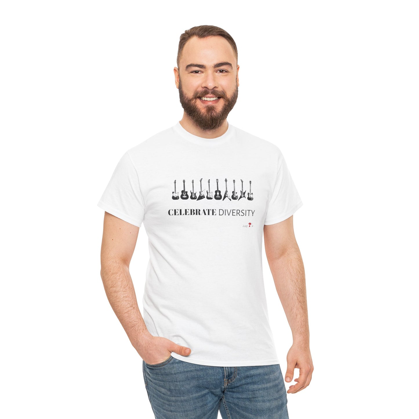 Celebrate Diversity Guitars T-Shirts