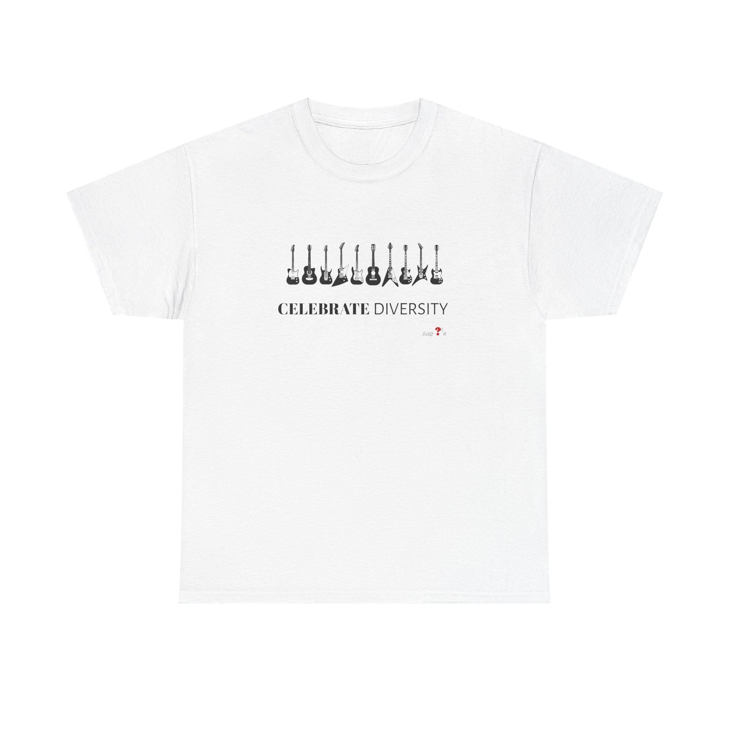 Celebrate Diversity Guitars T-Shirts