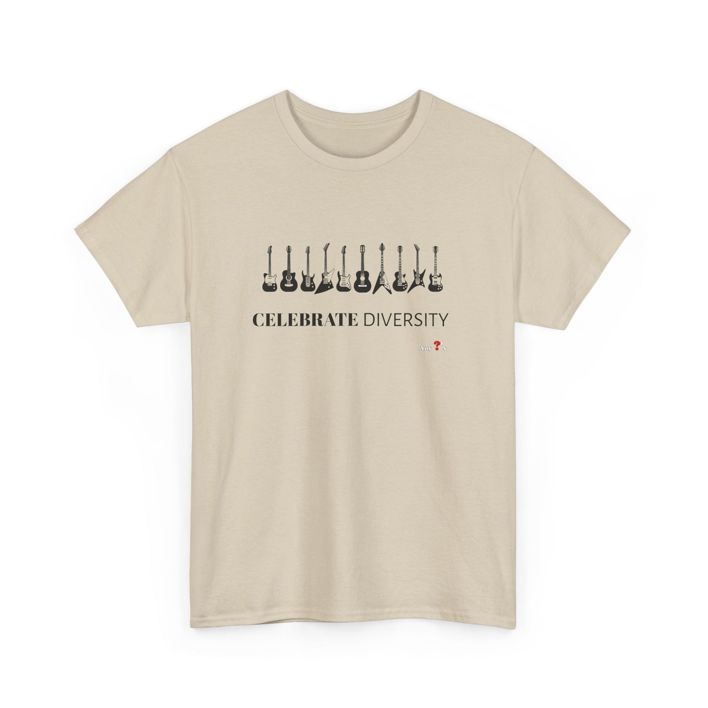 Celebrate Diversity Guitars T-Shirts