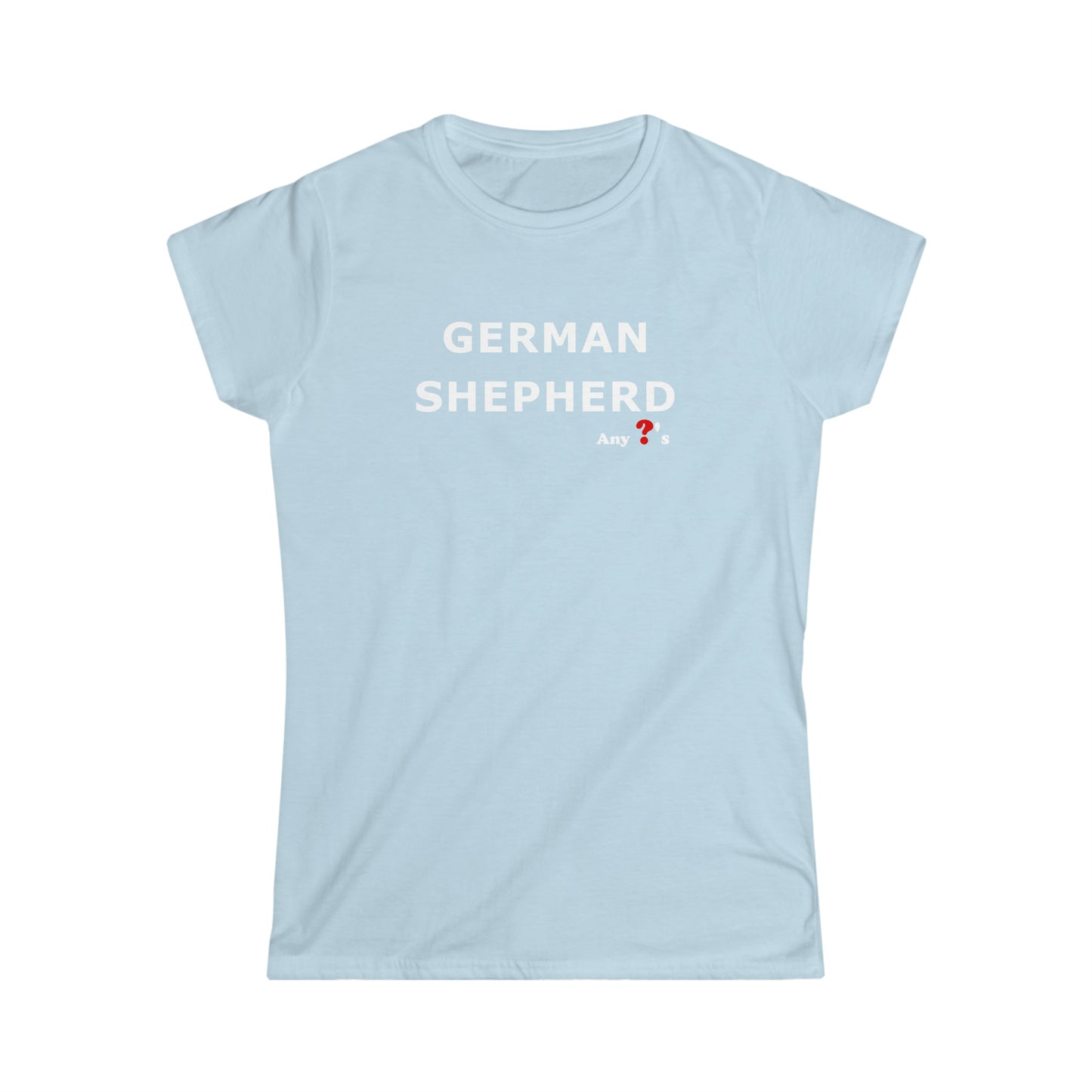 German Shepherd Women's Softstyle Tee