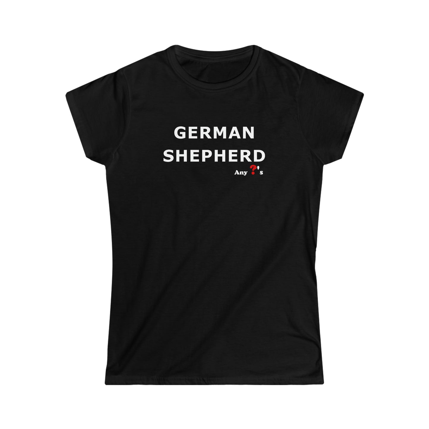 German Shepherd Women's Softstyle Tee