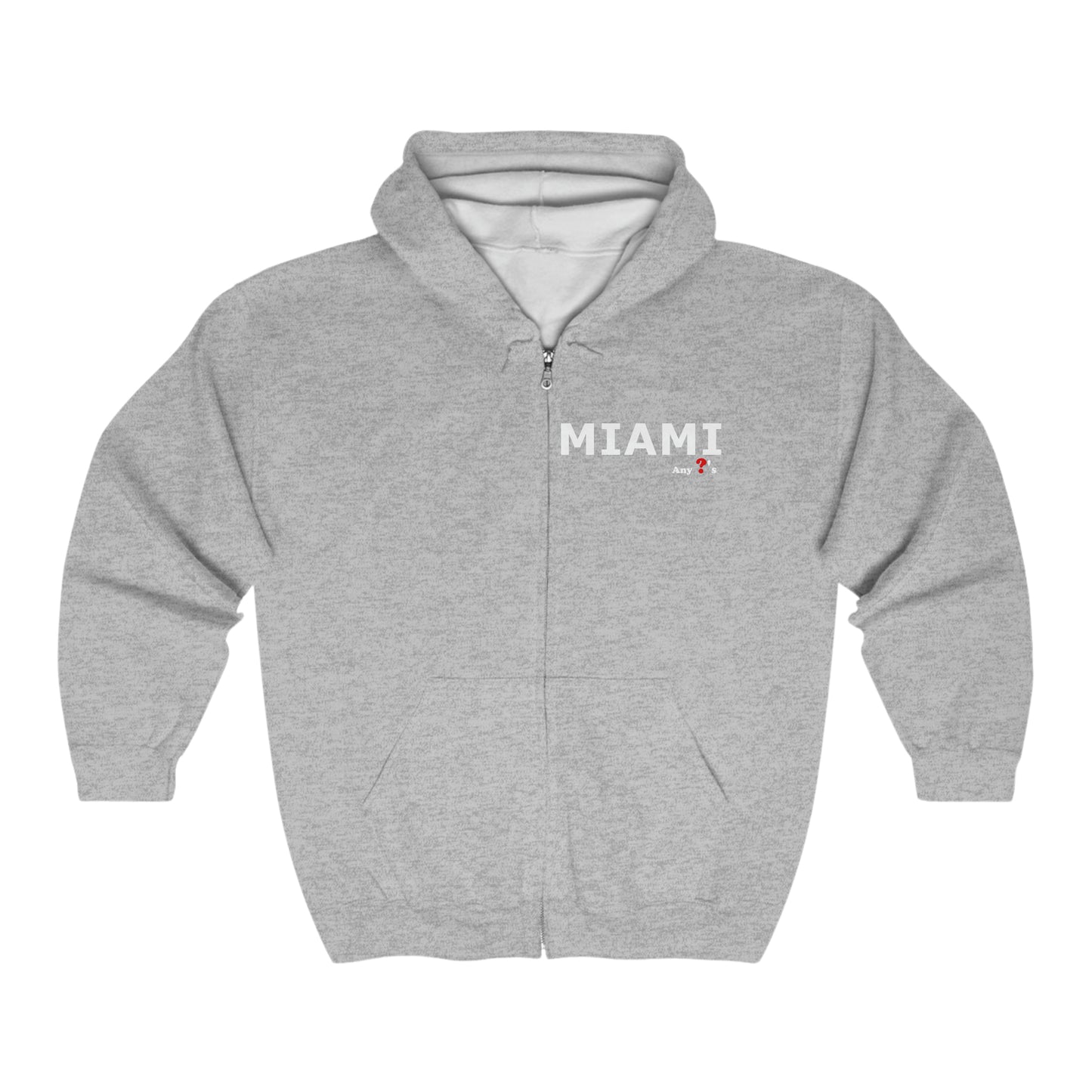 Miami Heavy Blend™ Full Zip Hooded Sweatshirt