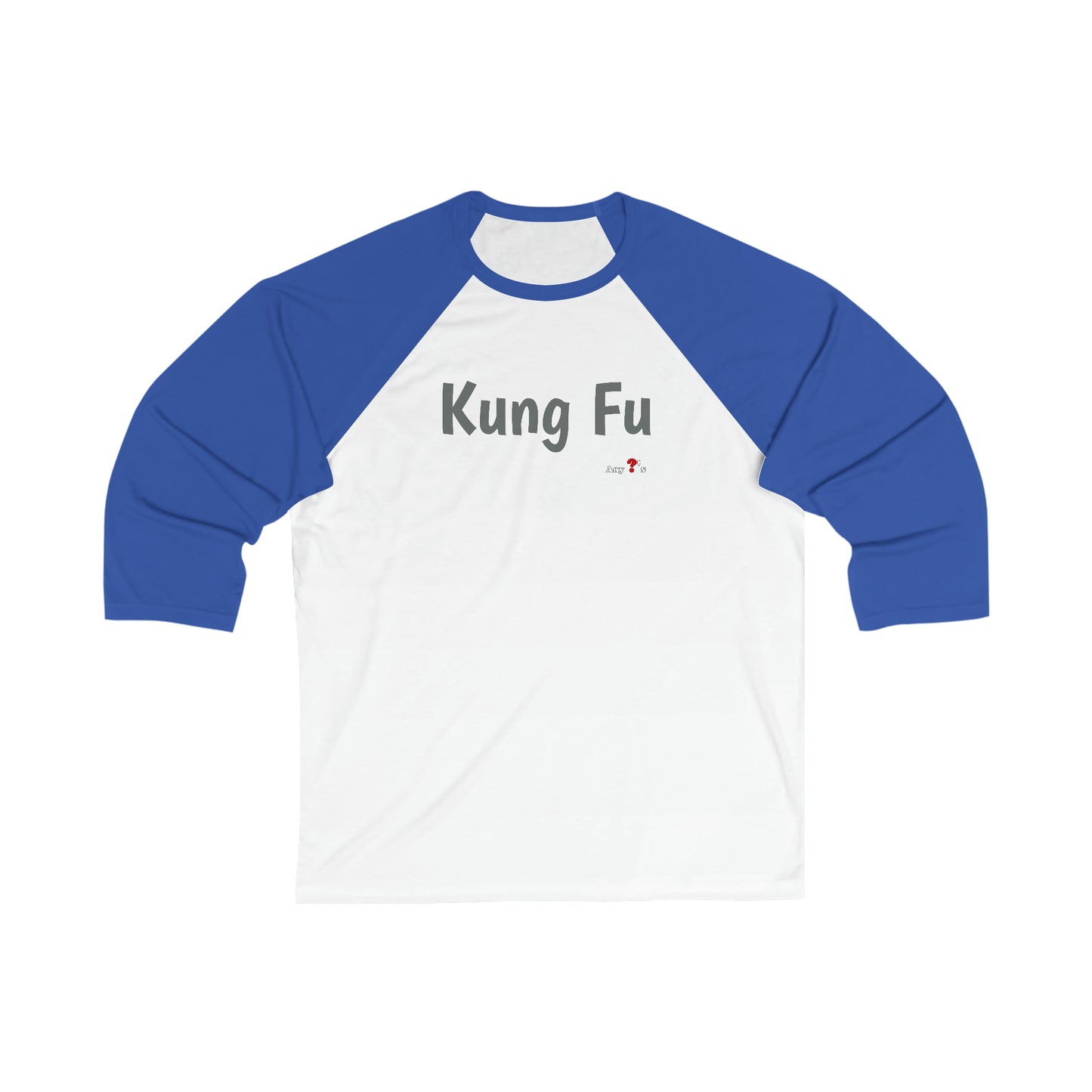 Kung Fu 3\4 Sleeve Baseball Tee