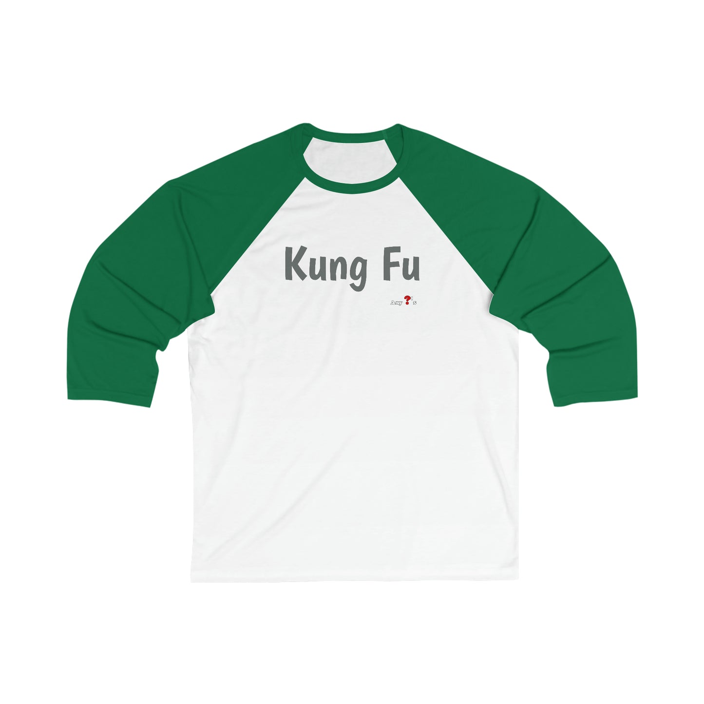 Kung Fu 3\4 Sleeve Baseball Tee