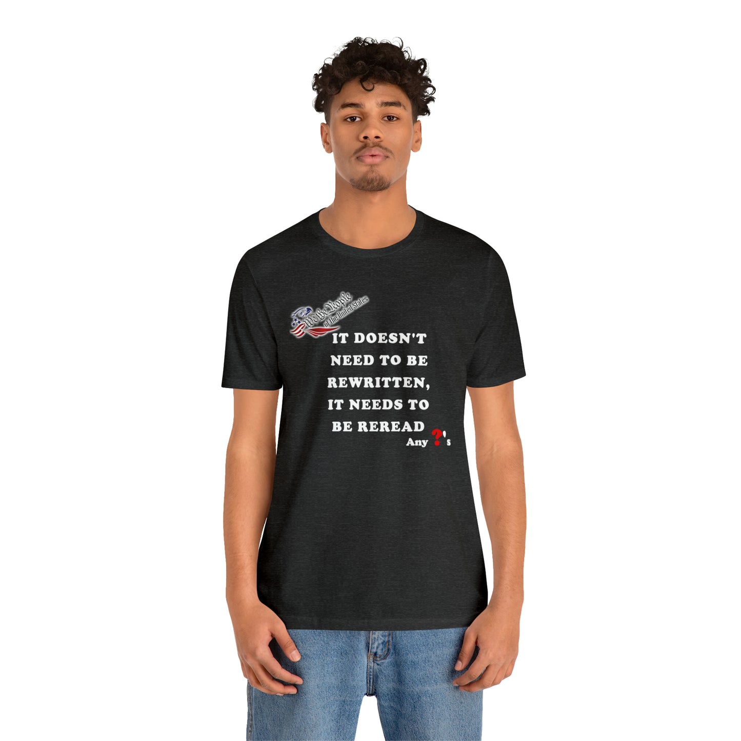 We the people Jersey Short Sleeve Tee