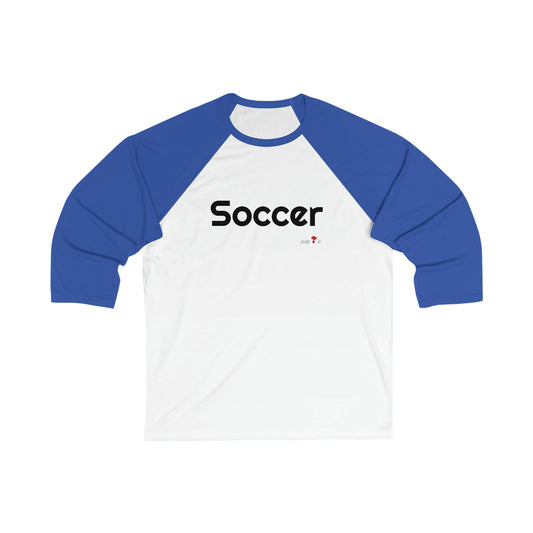 Soccer 3\4 Sleeve Baseball Tee