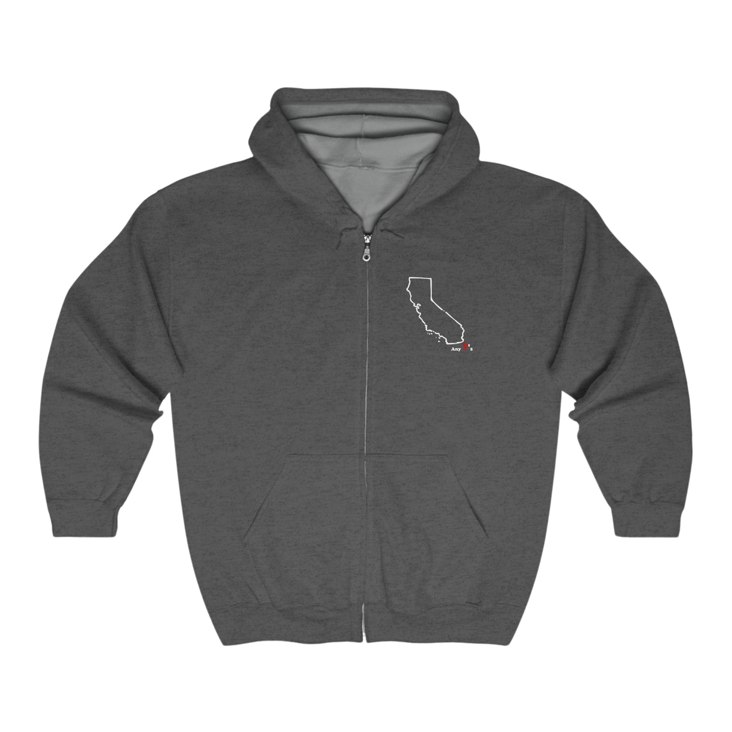 California Heavy Blend™ Full Zip Hooded Sweatshirt