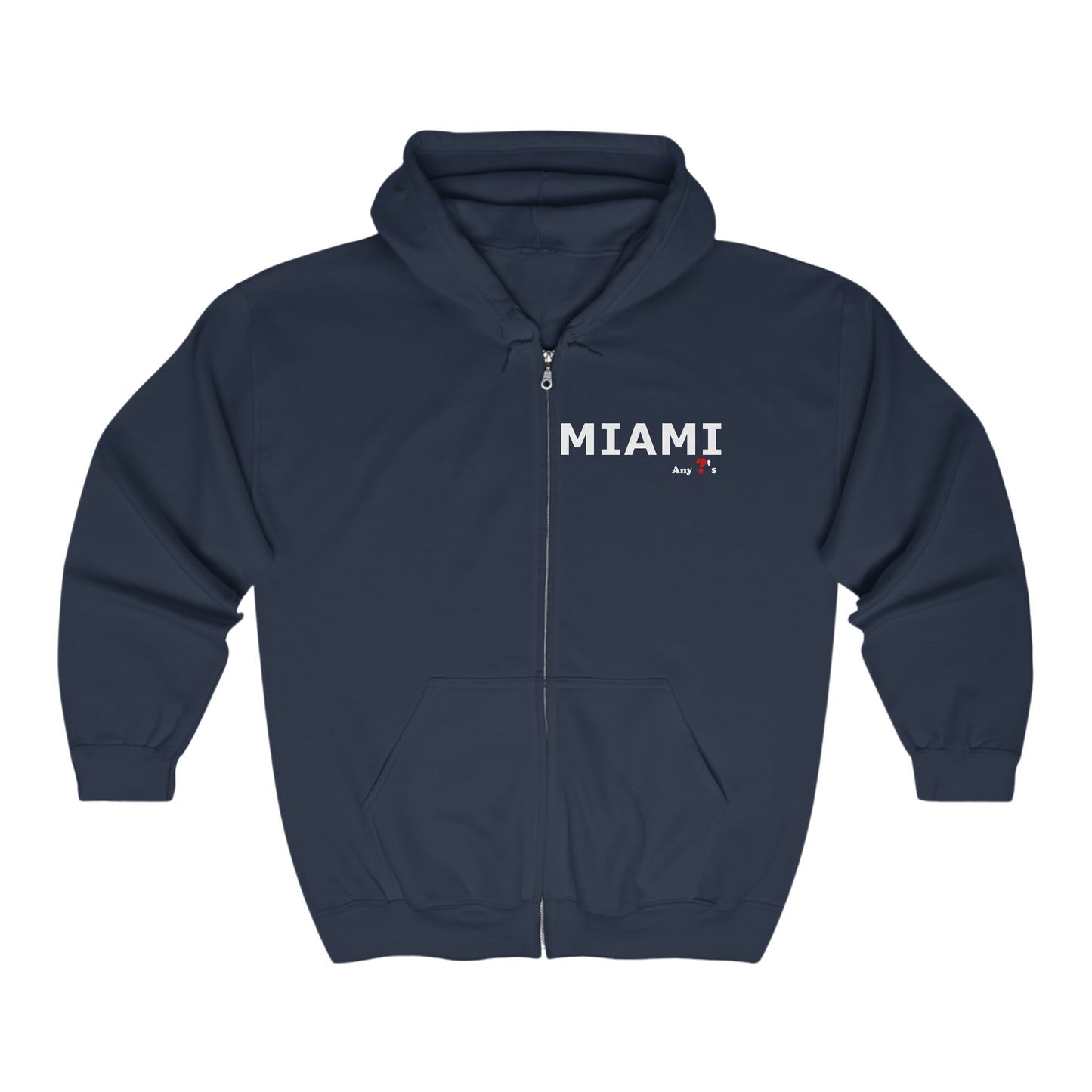 Miami Heavy Blend™ Full Zip Hooded Sweatshirt