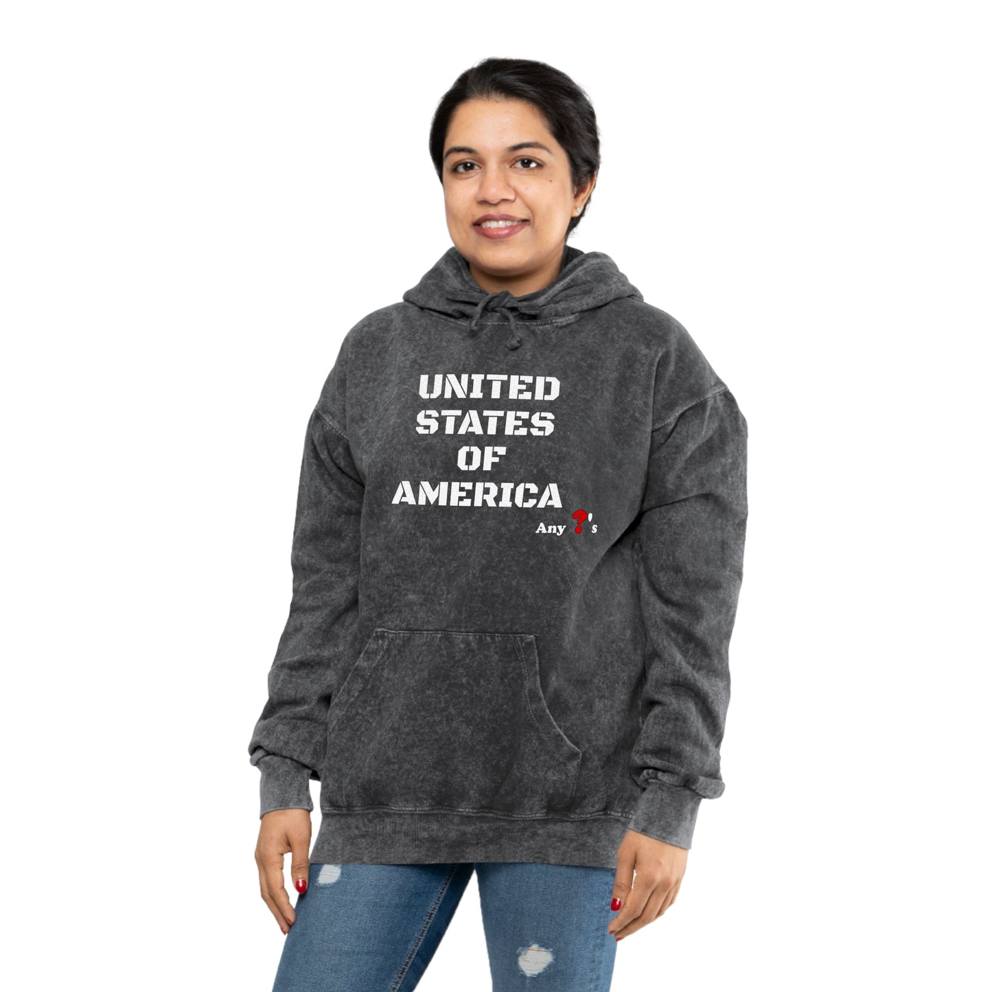 United States of America Mineral Wash Hoodie