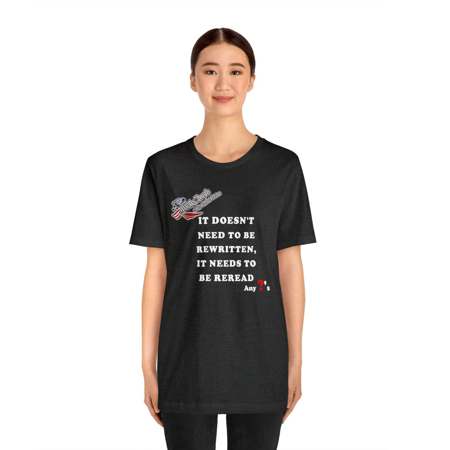 We the people Jersey Short Sleeve Tee