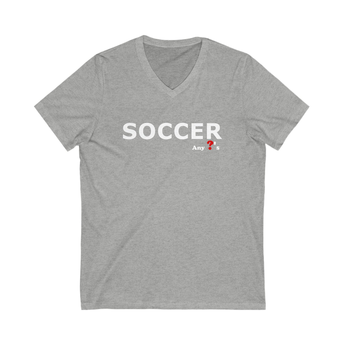 Soccer Short Sleeve V-Neck Tee