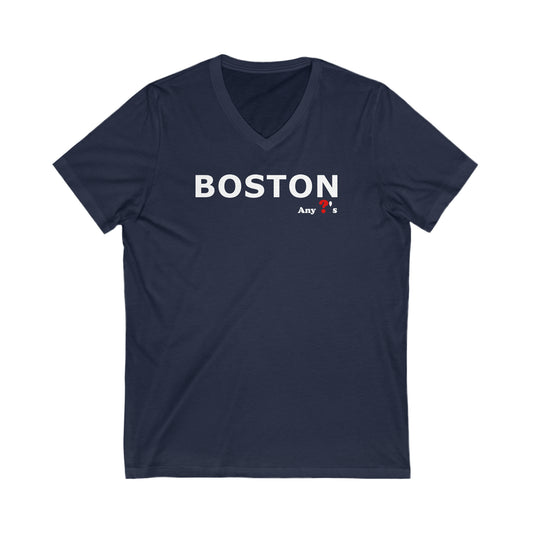 Boston Short Sleeve V-Neck Tee