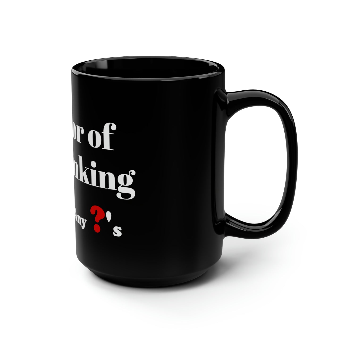 Director of Day Drinking Black Mug, 15oz