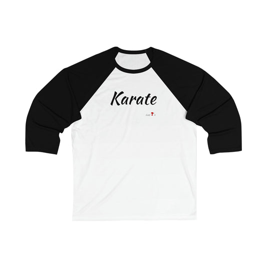Karate 3\4 Sleeve Baseball Tee