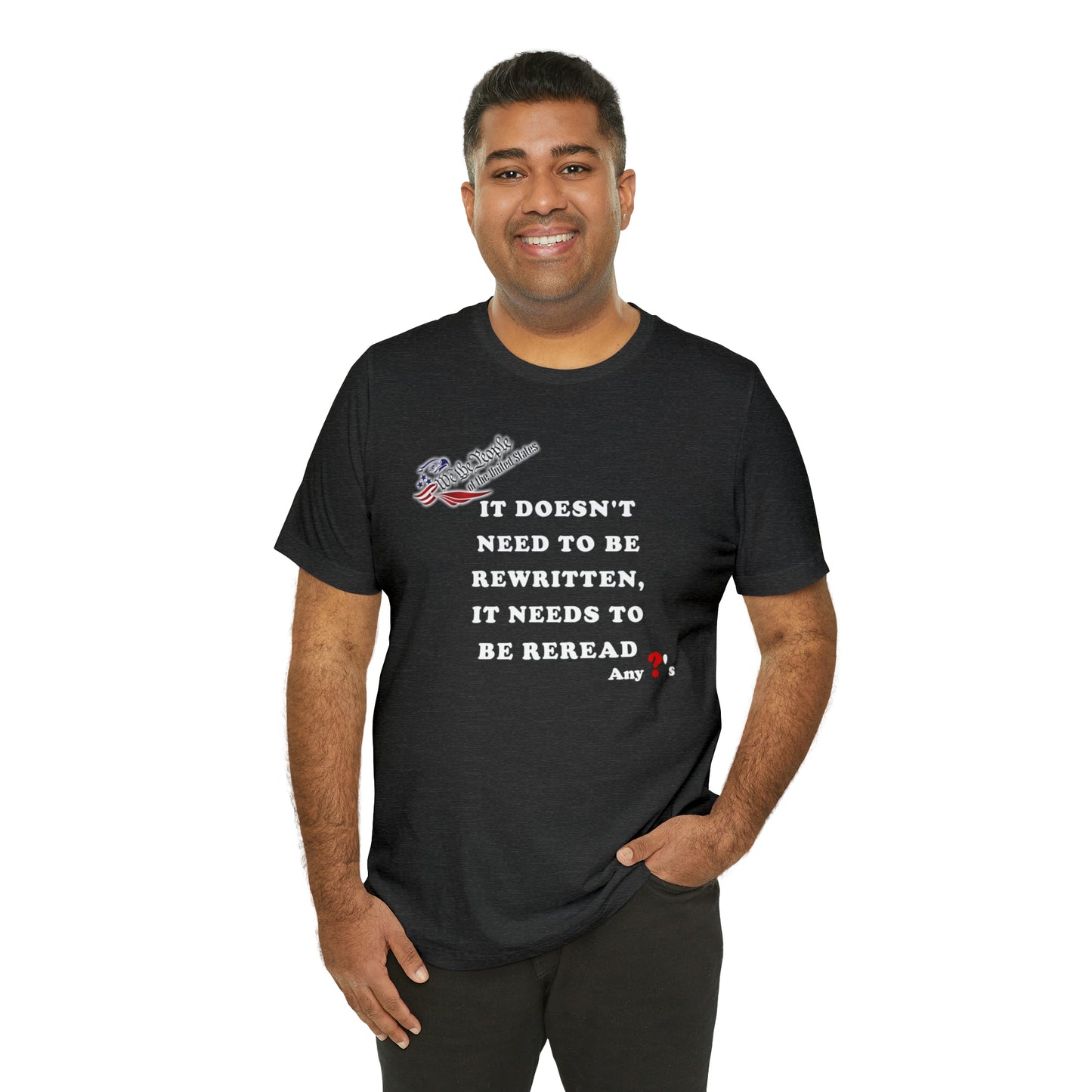 We the people Jersey Short Sleeve Tee